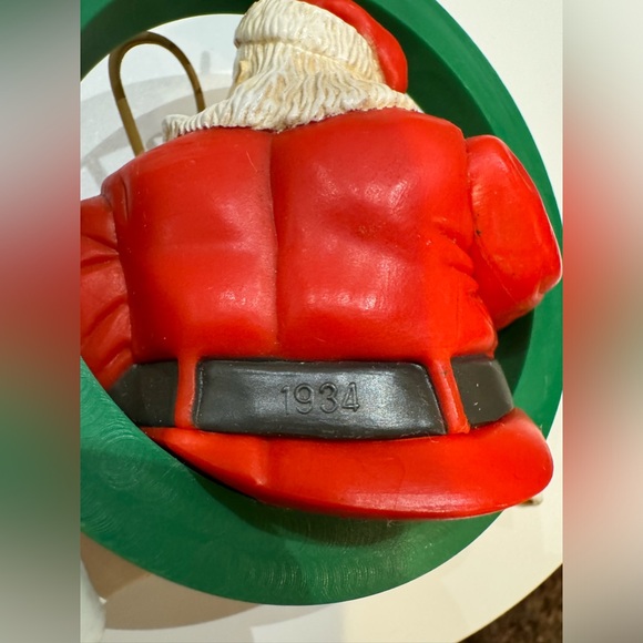 Vintage 1934 Coca Cola Collectable Santa Claus Ornament - Picture 5 of 6